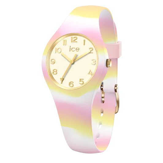 Ice Watch® Analoog 'Ice tie and dye - crystal rose' Kind Horloge (Extra Small) 022596