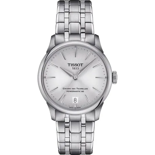 Tissot® Analoog 'T-classic chemin des tourelles powermatic 80' Dames Horloge T1392071103100