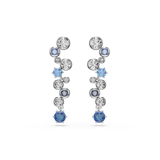 Swarovski® 'Constella' Women's Base Metal Drop Earrings - Silver 5732775