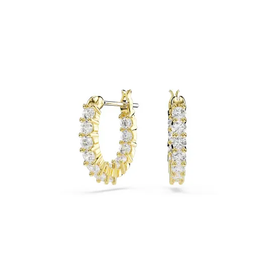 Swarovski® 'Matrix Vittore' Damen Verchromtem Metall Creolen - Gold 5733398