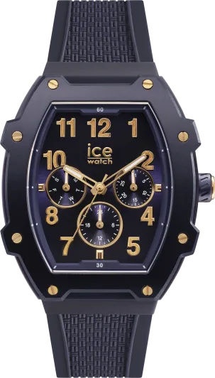 Ice Watch® Multi Dial 'Ice boliday - gold blue' Unisex Horloge (Medium) 023314