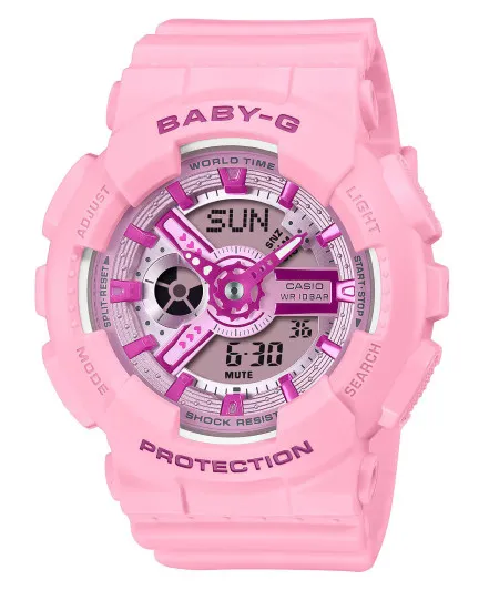 Casio® Analoog En Digitaal 'Baby-g' Dames Horloge BA-110YK-4AER