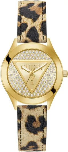 Guess® Analoog 'Glitz plaque' Dames Horloge GW0745L2