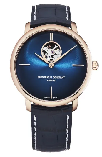 Frederique Constant® Analogue 'Slimline Heart Beat' Men's Watch FC-312NS4S4