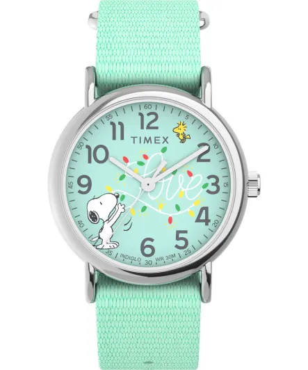 Timex® Analogue 'Peanuts Weekender' Women's Watch TW2W24500