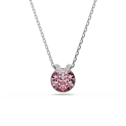 Swarovski® 'Bella' Women's Base Metal Necklace - Silver 5734230