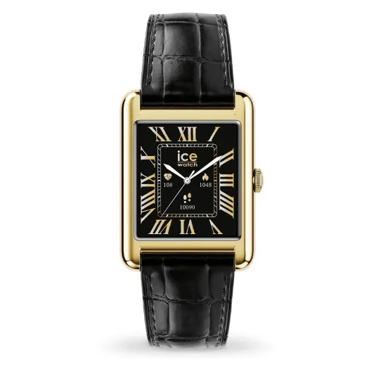 Ice Watch® Digital 'Ice Smart Tk 2.0 - Gold - Black Croco' Unisex's Watch 025285