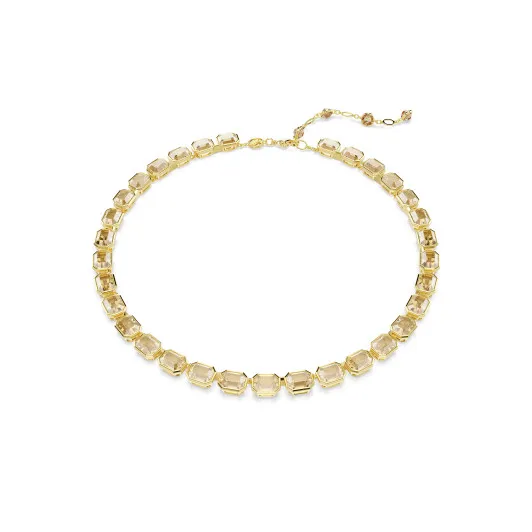 Swarovski® 'Millenia' Women's Gold Plated Metal Necklace - Gold 5718674