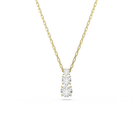 Swarovski® 'Stilla Attract' Women's Gold Plated Metal Necklace - Gold 5723298