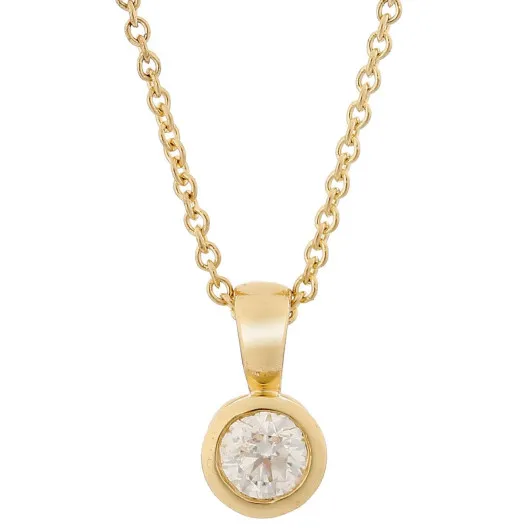 Orphelia® 'Rosalind' Femmes Or Jaune 18C Collier avec pendentif - Or KD-2031/1
