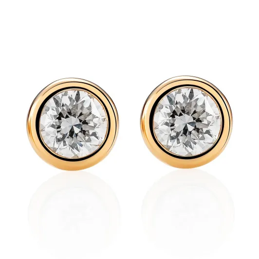 Orphelia® 'Alexandria' Femmes Or Jaune 18C Puce d'oreille - Or OD-5331/1