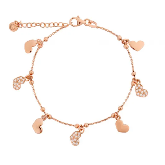 Orphelia® 'Elisa' Damen Sterling Silber Armbänd - Rosé ZA-7381