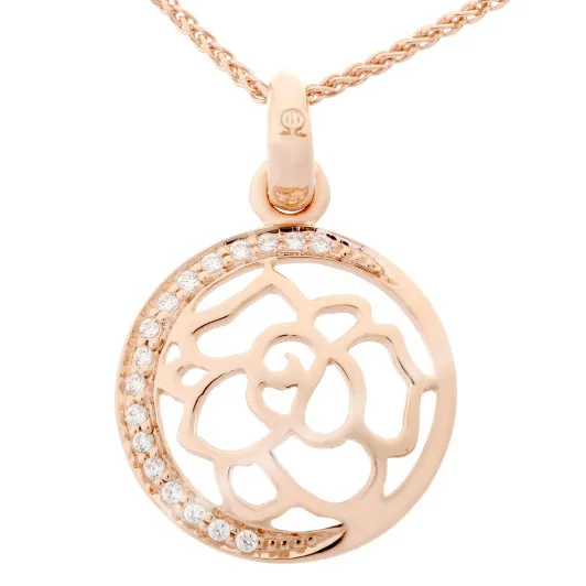 Orphelia® 'Blair' Femmes Argent Collier avec pendentif - Rosé ZH-7089/1