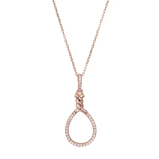 Orphelia® 'Aava' Femmes Argent Collier avec pendentif - Rosé ZH-7421