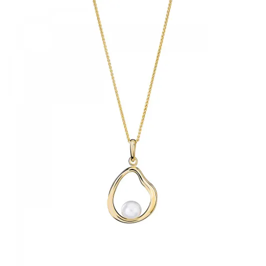 Orphelia® 'Baptiste' Femmes Argent Collier avec pendentif - Or ZH-7507/G