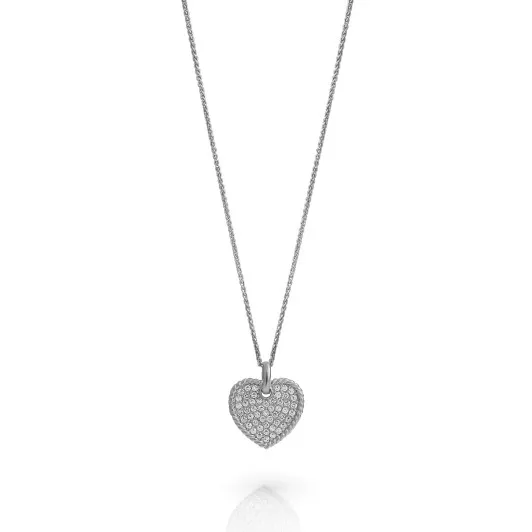 Orphelia® 'Elite' Women's Sterling Silver Chain with Pendant - Silver ZH-7566