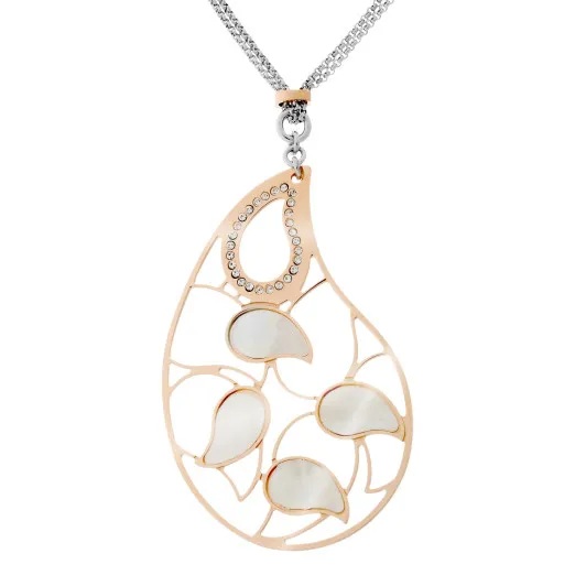 Orphelia® 'Lana' Femmes Argent Collier avec pendentif - Argent/Rose ZK-7164