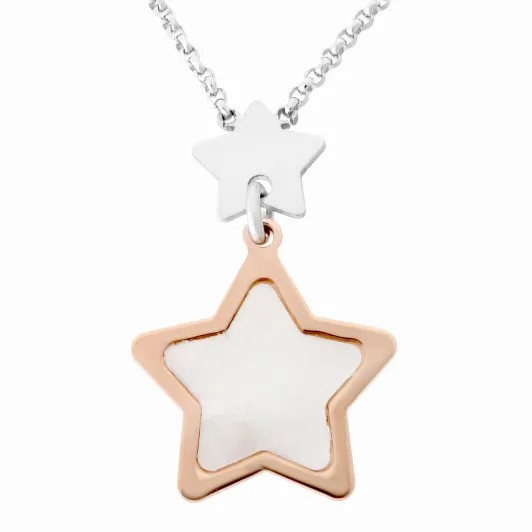 Orphelia®  Femmes Argent Collier - Argent/Rose ZK-7167