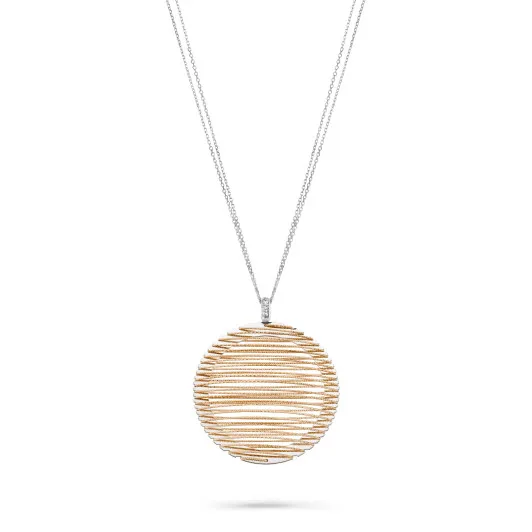 Orphelia® 'Zelia' Femmes Argent Collier avec pendentif - Argent/Rose ZK-7180