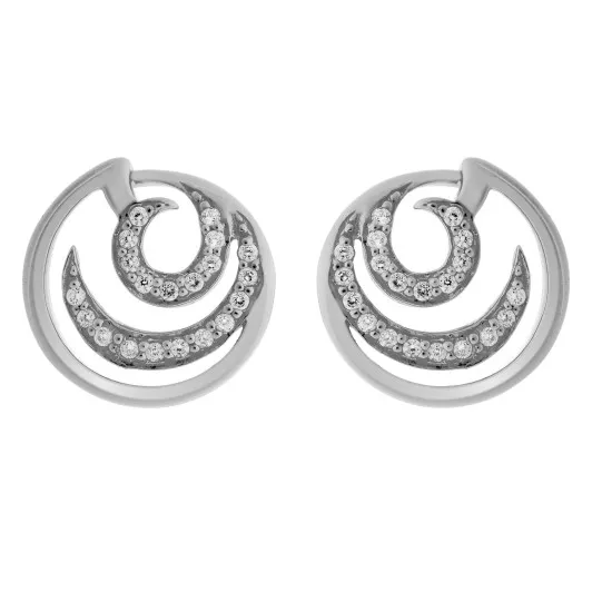 Orphelia® 'Elaine' Dames Zilver 925 925 Oorknoppen - Zilverkleurig ZO-7084