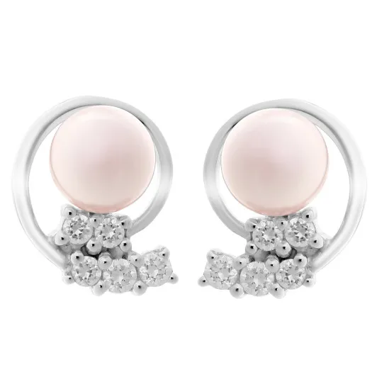 Orphelia® 'Alanna' Damen Sterling Silber Ohrstecker - Silber ZO-7117