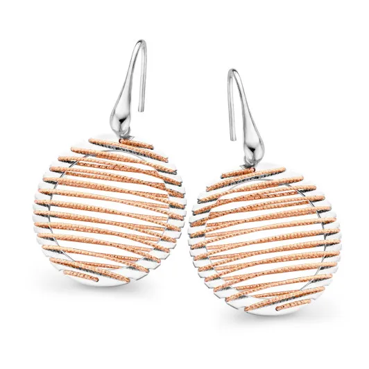 Orphelia® 'Zelia' Femmes Argent Boucle d'oreille - Argent/Rose ZO-7180