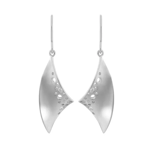 Orphelia® 'Ella' Dames Zilver 925 925 Oorhangers - Zilverkleurig ZO-7369