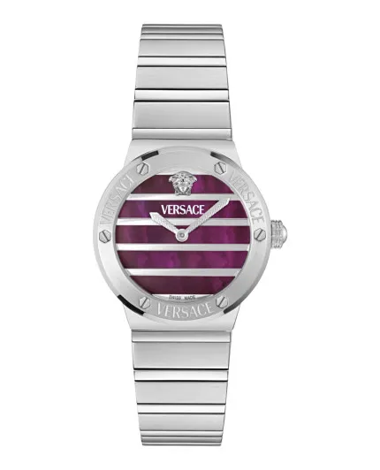 Versace® Analoog 'Greca logo pearl' Dames Horloge VE0S00125