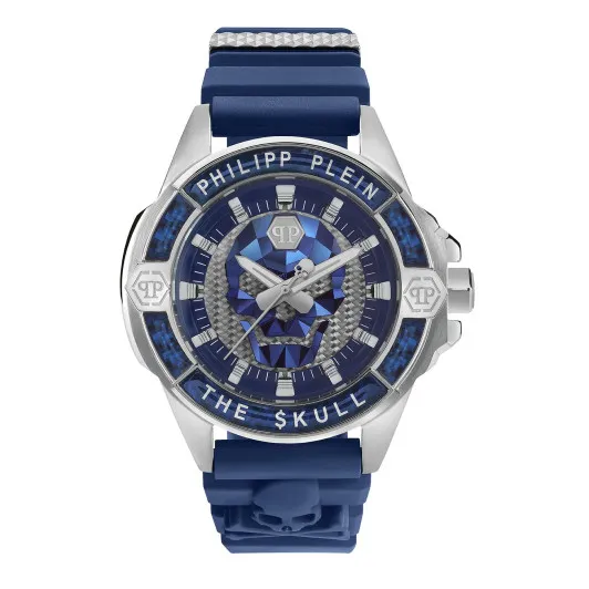 Philipp Plein® Analoog 'The $kull carbon fiber' Heren Horloge PWAAA1722