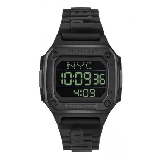 Philipp Plein® Digitaal 'Hyper $hock' Heren Horloge PWHAA0221