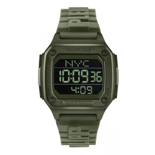 Philipp Plein® Digitaal 'Hyper $hock' Heren Horloge PWHAA0421