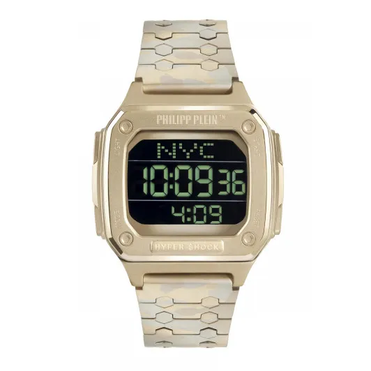 Philipp Plein® Digitaal 'Hyper $hock' Heren Horloge PWHAA1021