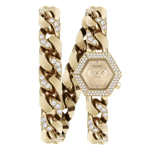 Philipp Plein® Analogique 'The Hexagon Groumette' Femmes Montre PWWBA0523