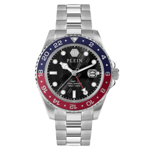 Philipp Plein® Analogique 'Gmt-i Challenger' Hommes Montre PWYBA0223