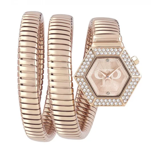 Philipp Plein® Analoog '$nake hexagon' Dames Horloge PWZAA0523