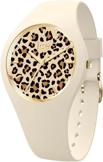 Ice Watch® Analogue 'Ice Leopard - Almond Skin' Women's Watch (Small) 021727