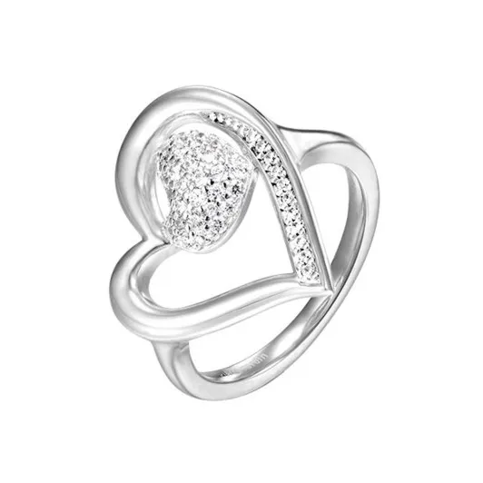 Pierre Cardin®  Femmes Laiton Bague - Argent PCRG00469A180