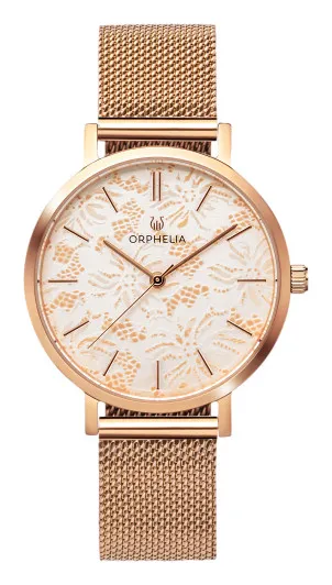 Orphelia® Analoog 'Lace' Dames Horloge OR12805