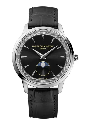 Frederique Constant® Analogique 'Moneta Moonphase' Unisexe Montre FC-206B3S6
