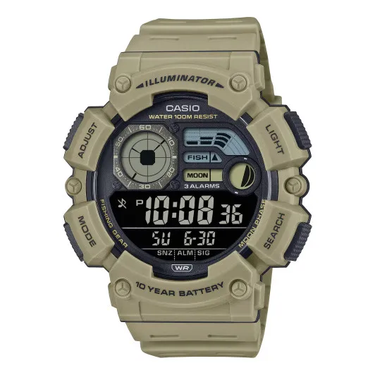 Casio® Digitaal 'Casio collection' Heren Horloge WS-1500H-5BVEF