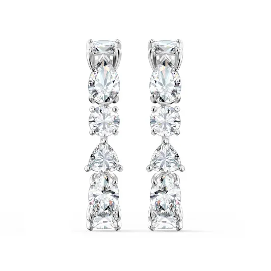 Swarovski® 'Tennis Deluxe' Femmes Métall Earcuff - Argent 5563322