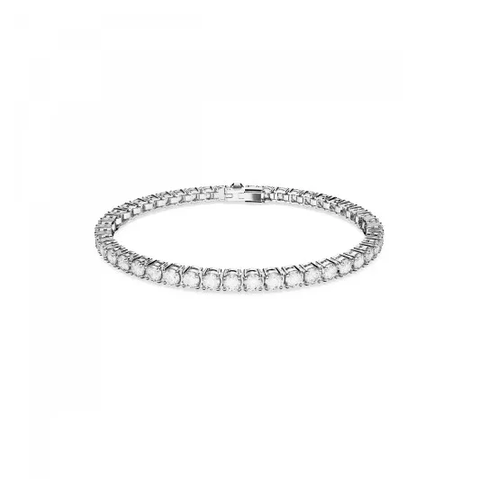 Swarovski® 'Matrix Tennis' Femmes Métall Bracelet - Argent 5648938