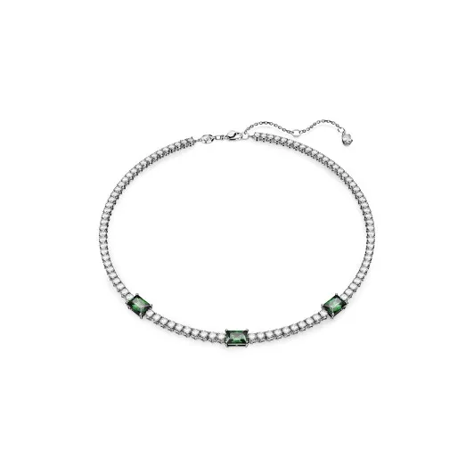 Swarovski® 'Matrix' Women's Base Metal Necklace - Silver 5666168