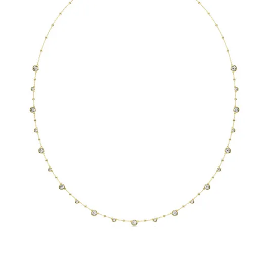 Swarovski® 'Imber' Women's Gold Plated Metal Necklace - Gold 5680091