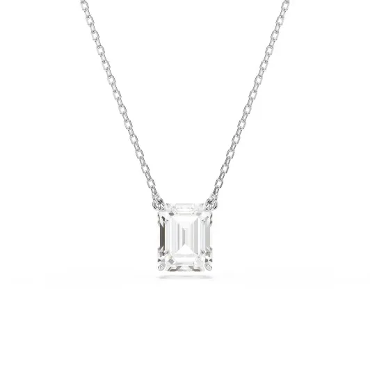 Swarovski® 'Stilla' Women's Base Metal Necklace - Silver 5693405