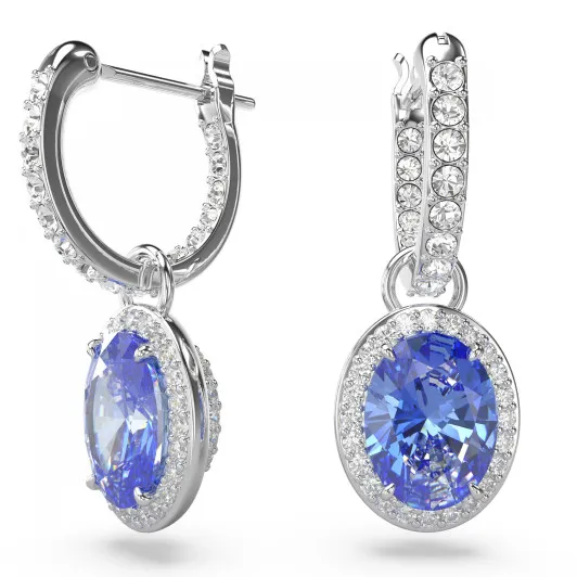 Swarovski® 'Constella' Women's Base Metal Drop Earrings - Silver 5671817