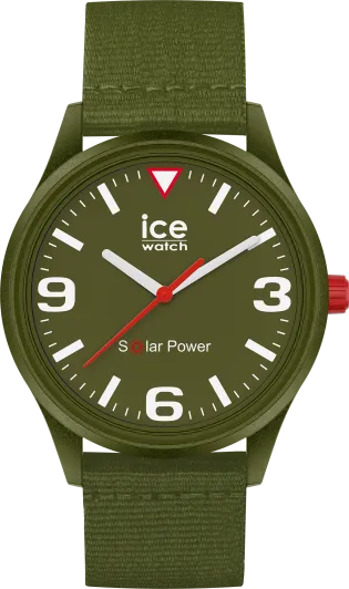 Ice Watch® Analoog 'Ice solar power - khaki tide' Unisex Horloge (Medium) 020060