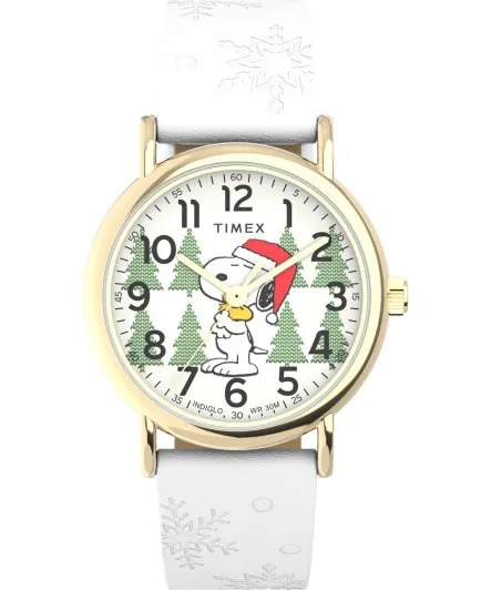 Timex® Analogue 'Peanuts Weekender' Women's Watch TW2W24100