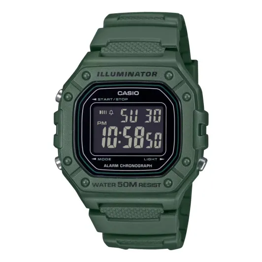 Casio® Digital 'Casio Collection' Men's Watch W-218H-3BVEF