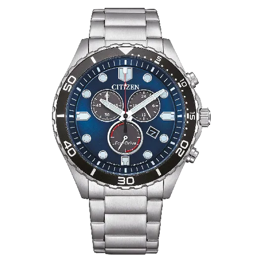Citizen® Chronograaf 'Of sporty aqua' Heren Horloge AT2560-84L